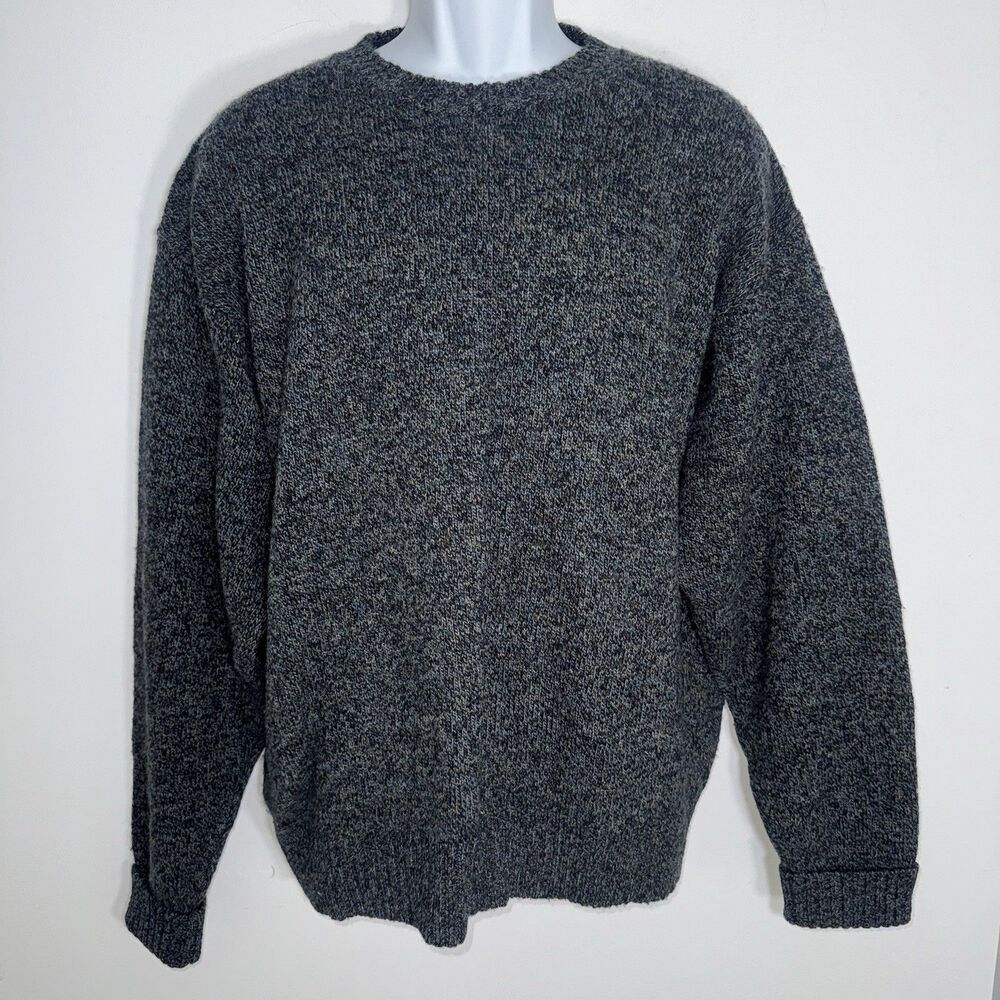 Pendleton 100% Pure Virgin Shetland Wool Crew Sweater Mens XL Blue Washable EUC